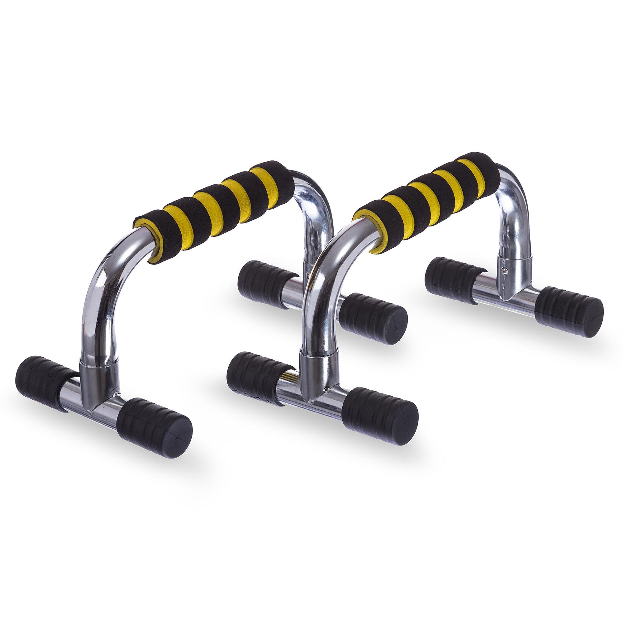 Упори для віджимань SP-Sport FI-1776 Push-up Bar 15x25 см Сірий/Жовтий (NA005363)