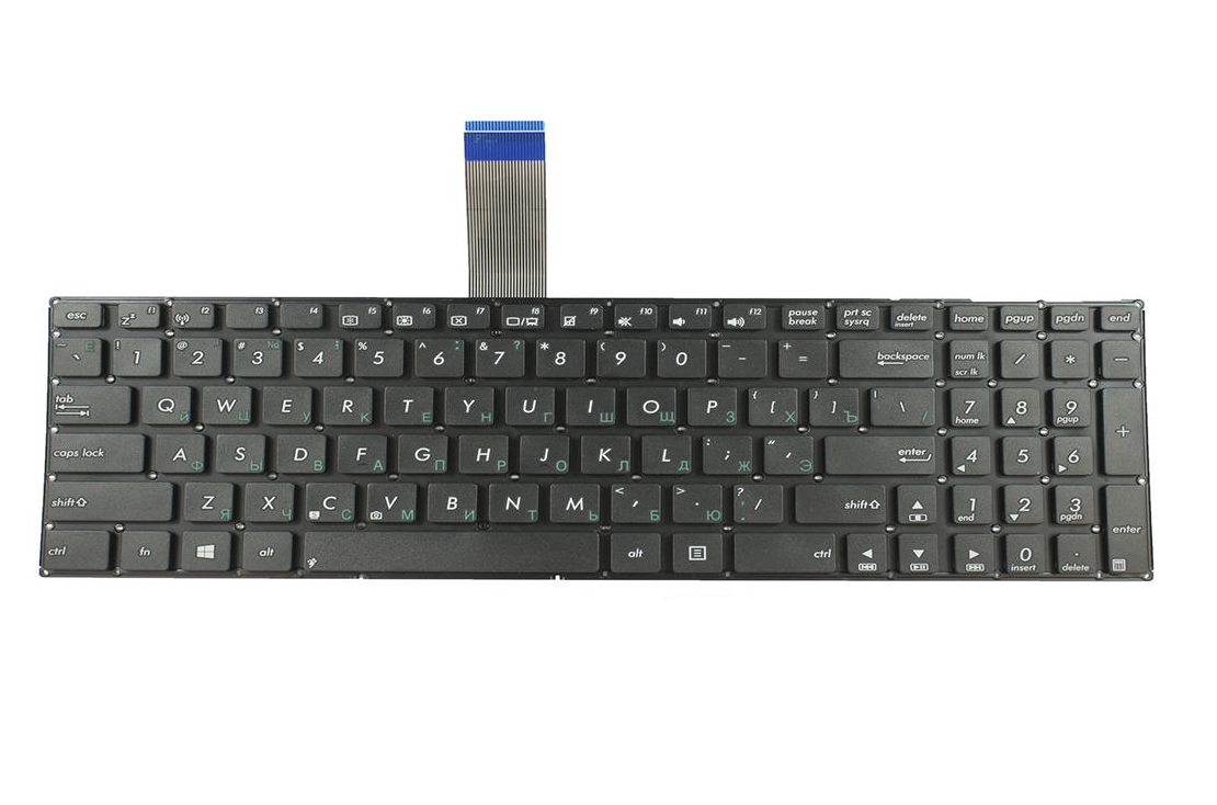 Клавиатура для ноутбука Asus R505 R505LDV матовая (0KNB0-610ARU00)