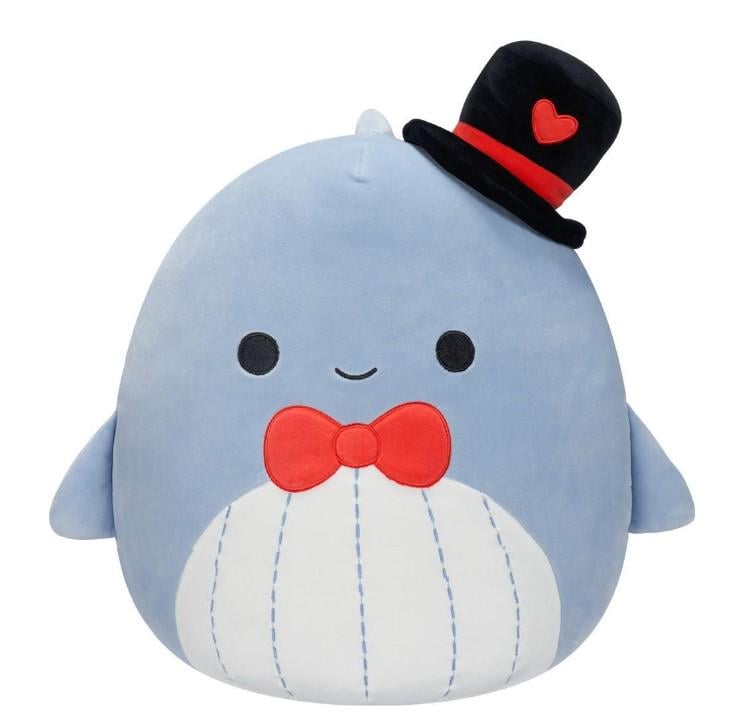 Мягкая игрушка SQUISHMALLOWS Кот самир 30 см 3-12 лет Синий (S QVA00873) - фото 1