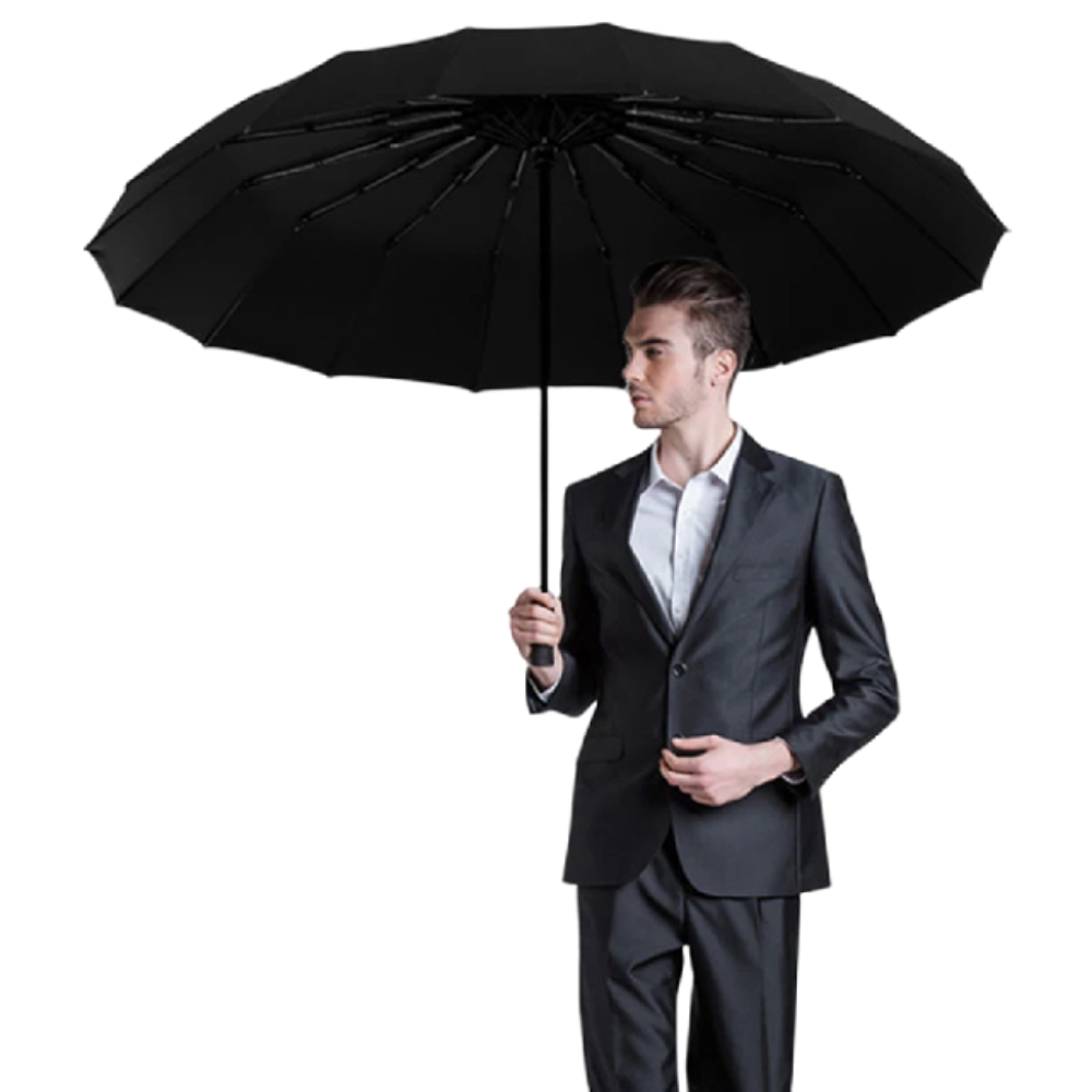 Зонт полный автомат с чехлом 125 см Черный (30403) - фото 7 Зонт полный автомат с чехлом 125 см Черный (30403) - фото 7