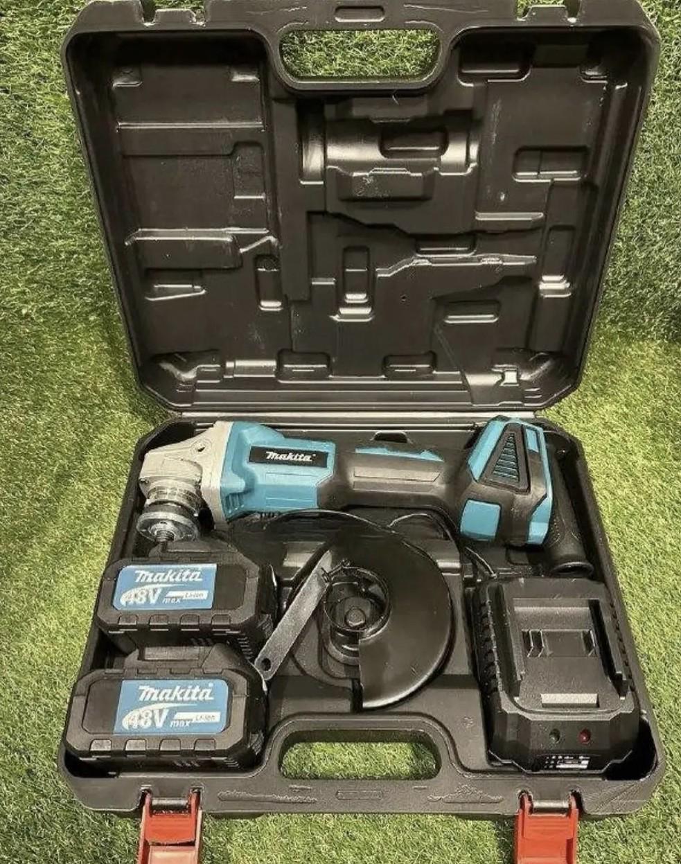 Болгарка аккумуляторная DGA511 бесщеточная 48V 6A Сине-черная (8900) - фото 6