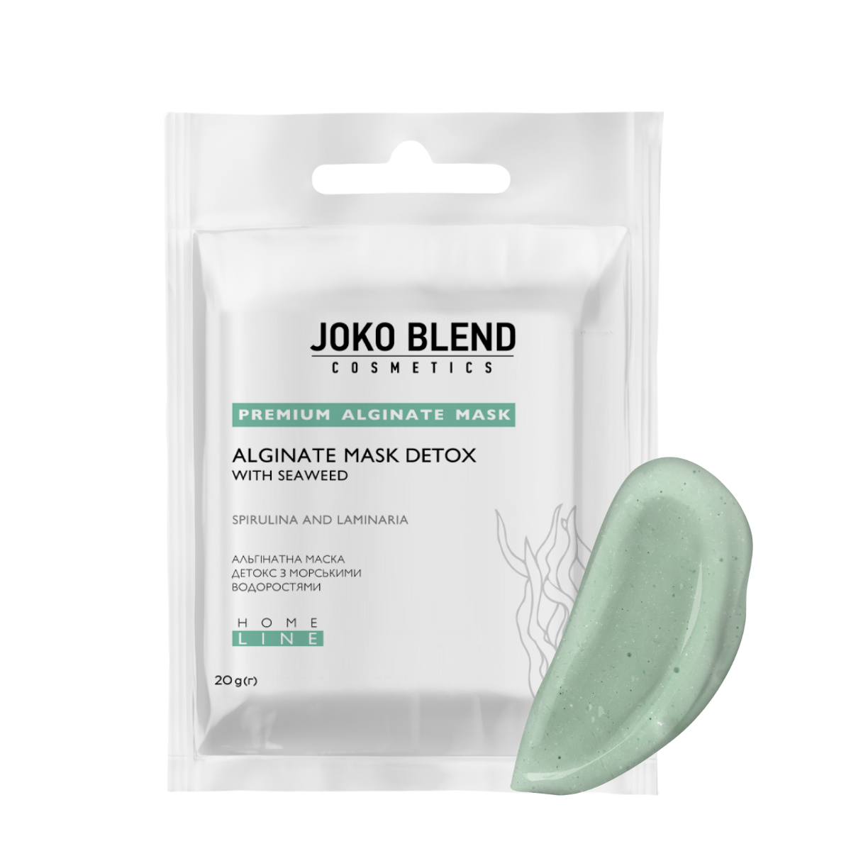 Маска альгінатна для обличчя Joko Blend Детокс із морськими водоростями 20 г (13354943)
