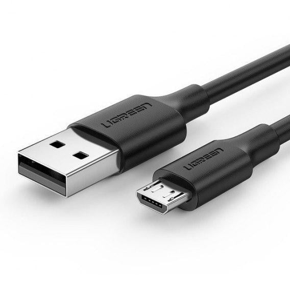 Кабель зарядний Ugreen Micro USB 2,0 5 V 2,4 A 2 м Black (US289)