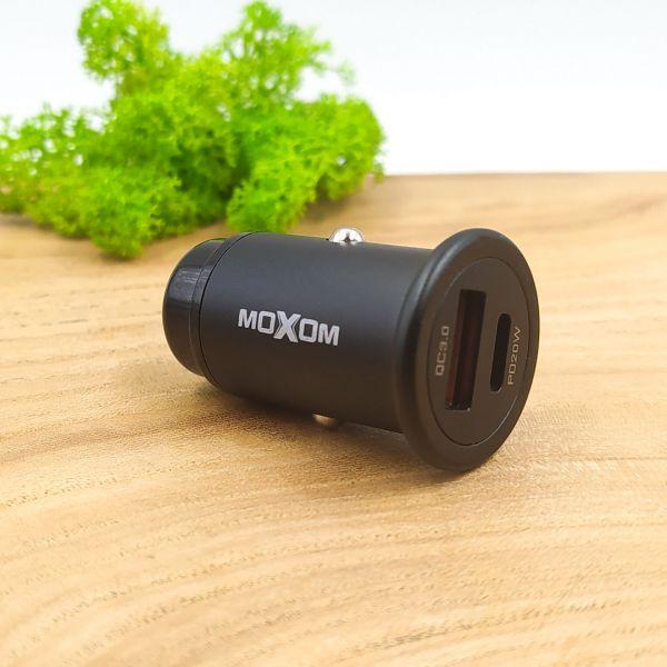 Зарядное устройство Moxom MX-VC11 Type-C+USB автомобильное (PD/QC3.0) (23634)