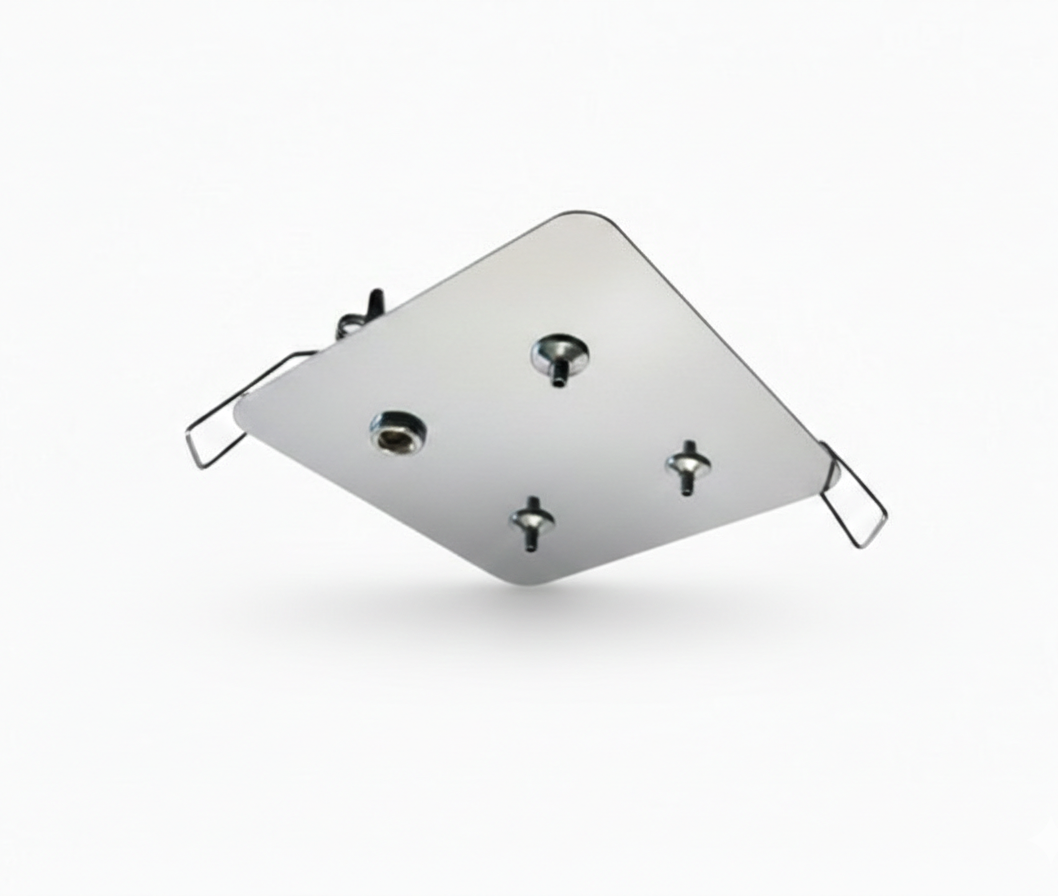 Основа врізного монтажу 4LP-Q120 із фіксатором троса Хром