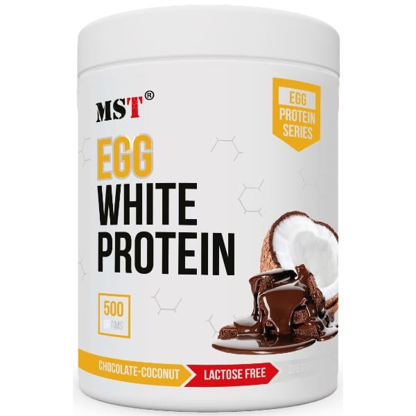 Протеин MST Nutrition EGG White Protein 500 г 20 порций Chocolate Coconut (000023687)