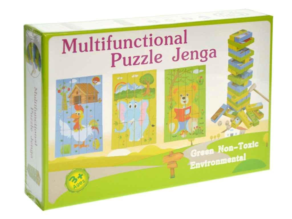 Настольная игра Strateg Джанга-пазл деревянная Multifunctional 30980 (1002260)