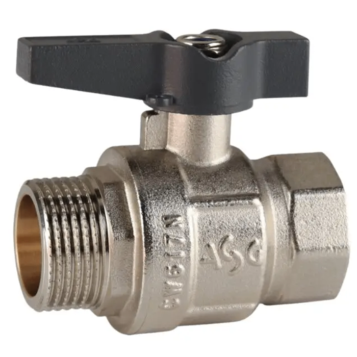 Кран кульовий ASG+ 1" ВЗ прямий латунь (6553004) Кран кульовий ASG+ 1" ВЗ прямий латунь (6553004)