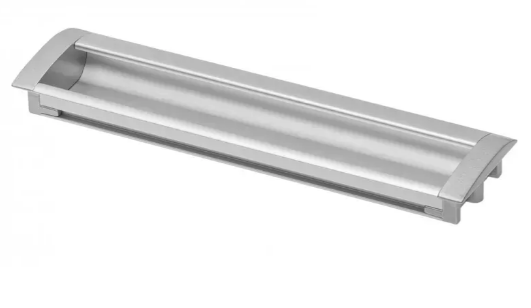 Ручка врезная GTV UA-326 128 мм Алюминий (UA-00-326128)