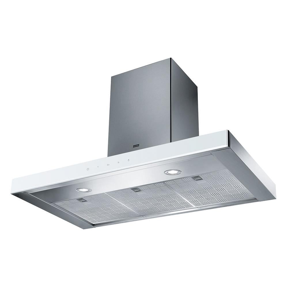 Кухонна витяжка Franke Crystal FCR 925 TC WH XS нержавіюча сталь скло настінний монтаж 90 см Білий (110.0379.172)