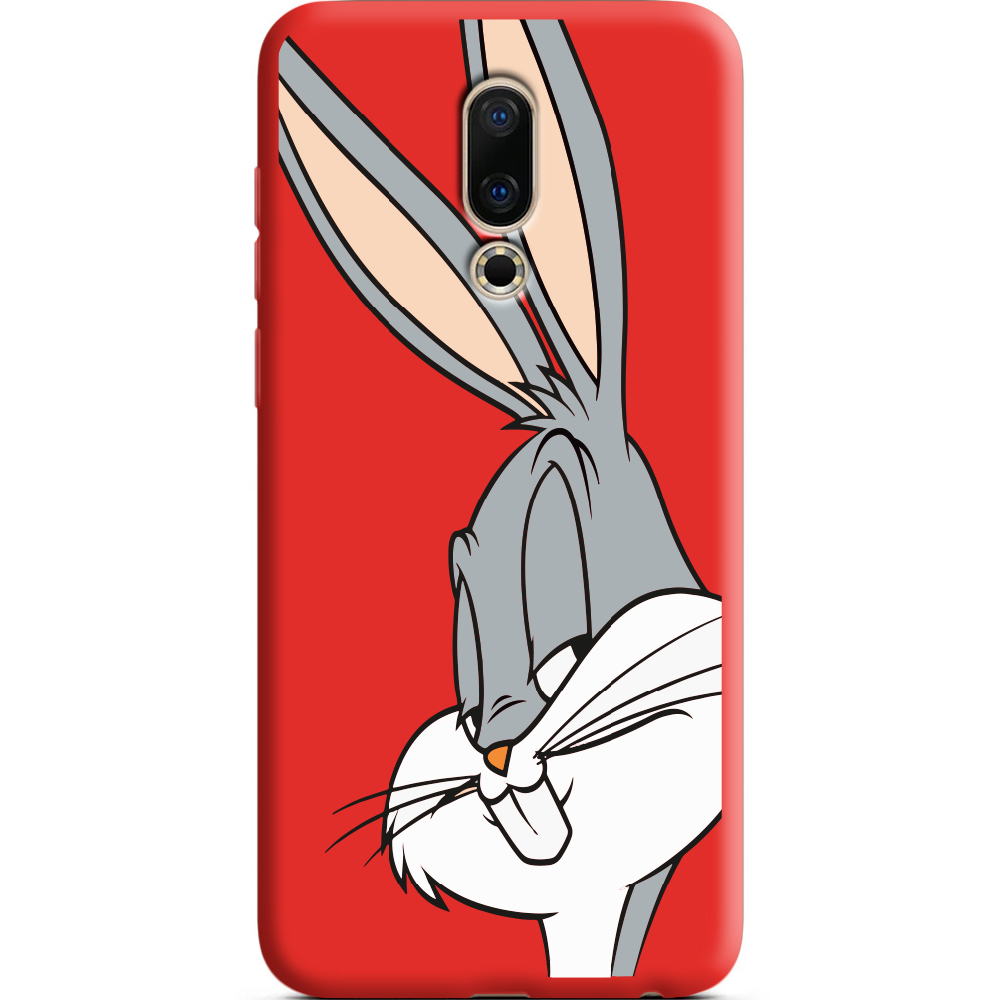 Чехол BoxFace Meizu 16 / 16X Lucky Rabbit Красный силикон (35176-bk81-36104) - фото 1