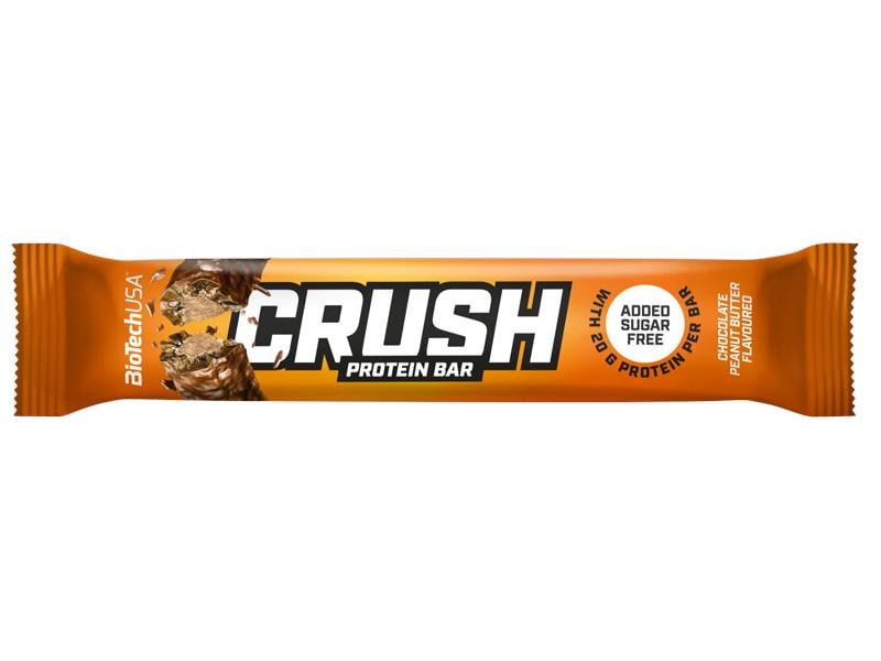 Батончик BioTeсh Crush Protein Bar шоколад/арахисовая паста 64 г Батончик BioTeсh Crush Protein Bar шоколад/арахисовая паста 64 г