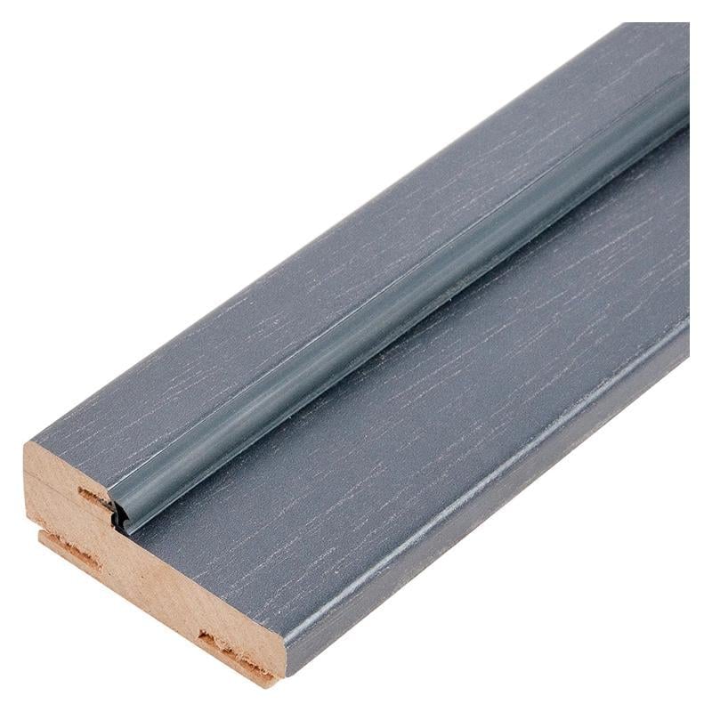 Дверна коробка TD ПВХ з ущільнювачем 2,5 стійок 100х25х2070 мм Дуб грифель (30296473)