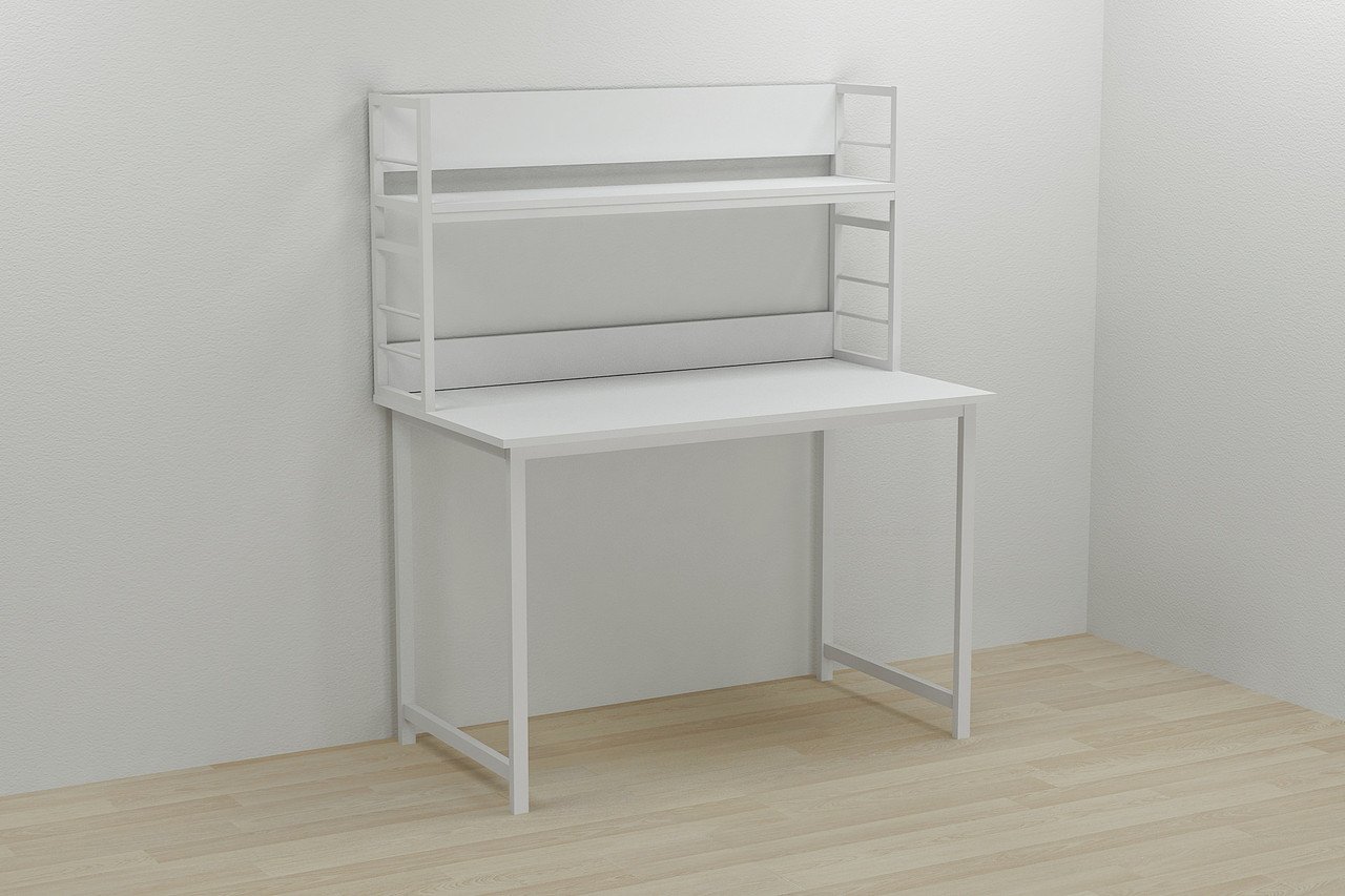 Надстройка для стола Ferrum-decor Линкольн ДСП 60x120x28 см Белый (LIN0029)