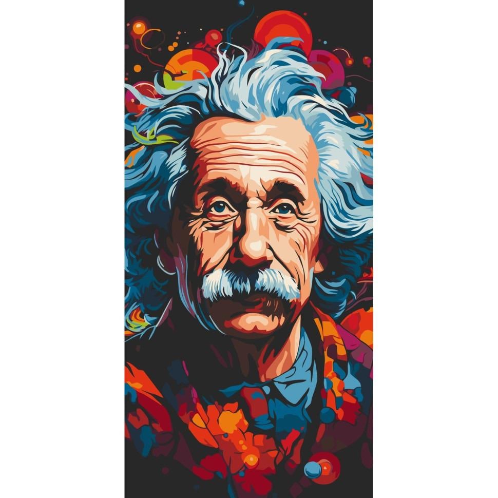 Картина по номерам ART CRAFT Альберт Эйнштейн 40x80 см Разноцветный (PM-194-K-1230)