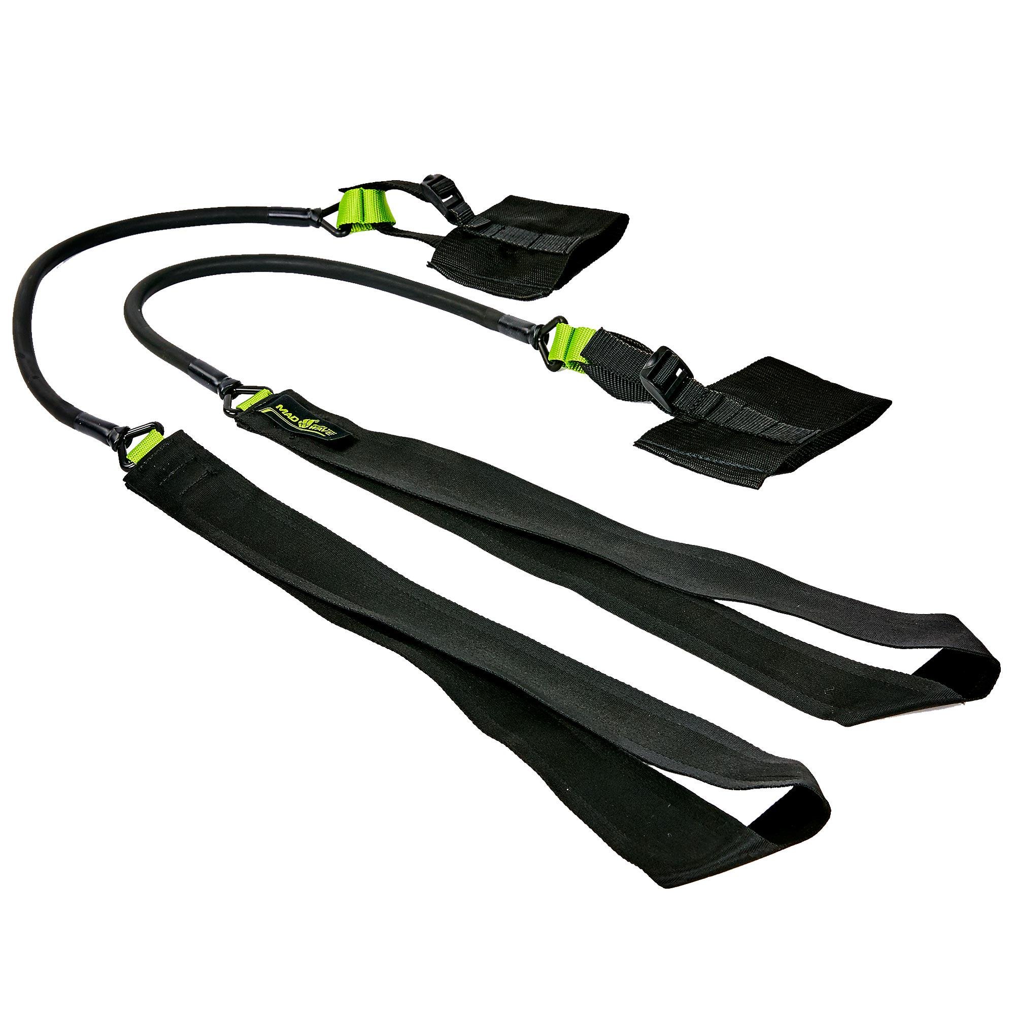 Толковый тренажер для плавания MadWave KICK TRAINER SHORT M077108 сопротивление 3,6-10,8 кг Зеленый (M077108_Зеленый_3,6-10,8_кг)