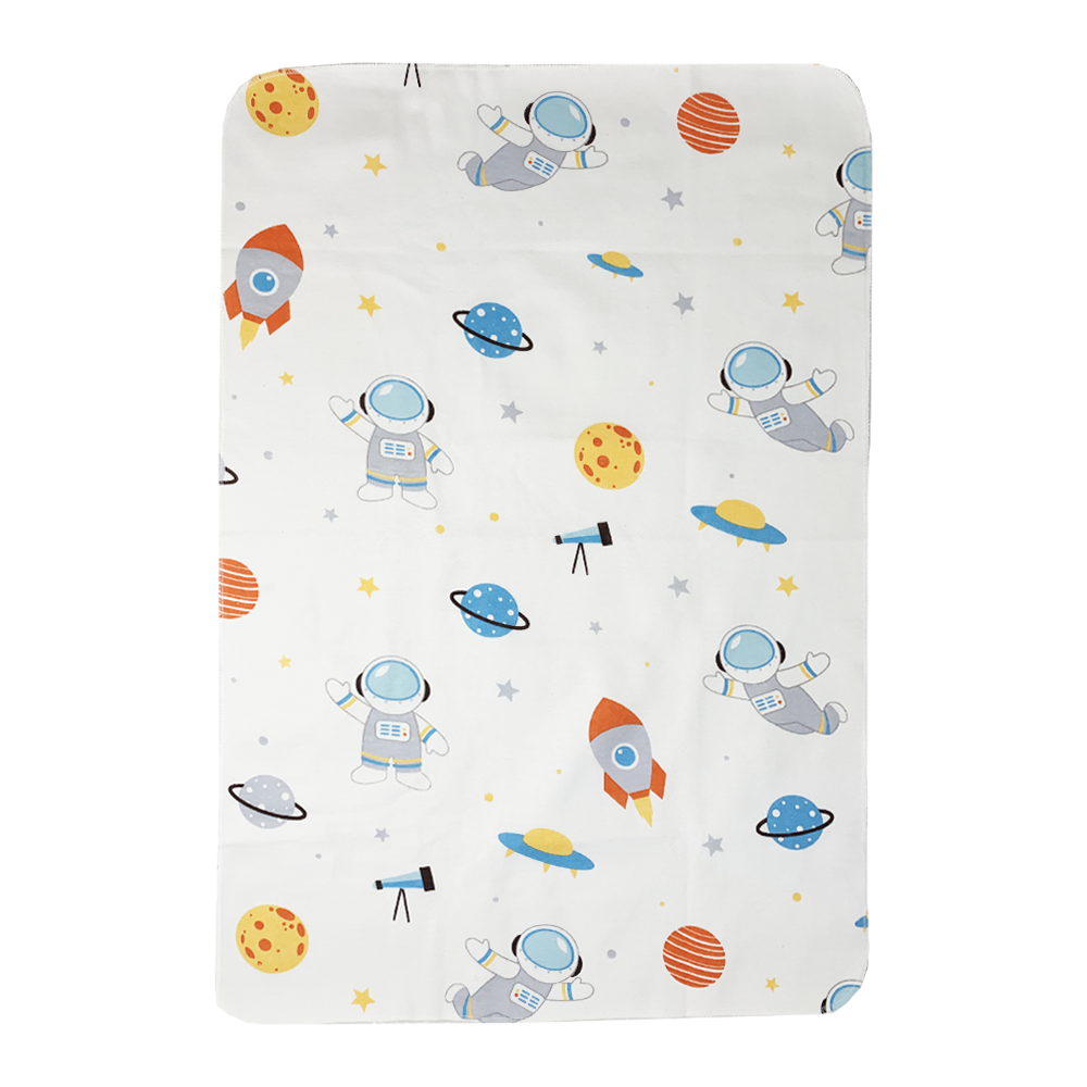 Пеленка для детей многоразовая Космос бамбуковая 50х75 см (17894487)