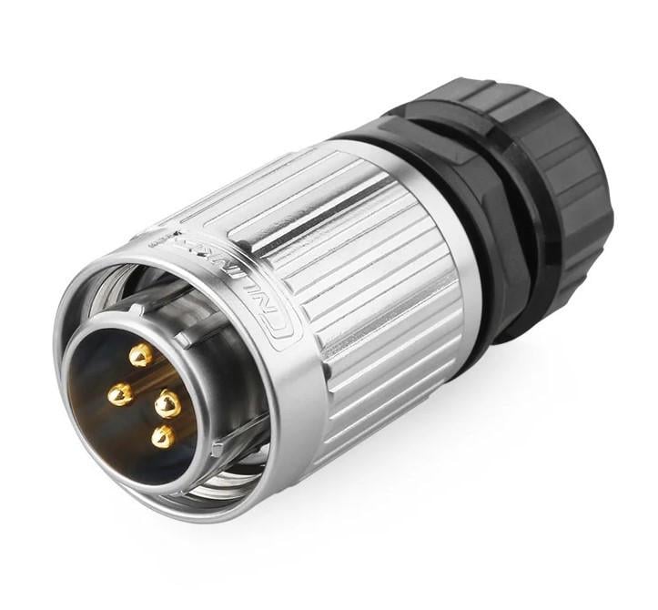 Разъем герметичный CNLINKO 4 pin YW-20-C04PE-03-001 IP67 штекер (2667603176) Разъем герметичный CNLINKO 4 pin YW-20-C04PE-03-001 IP67 штекер (2667603176)