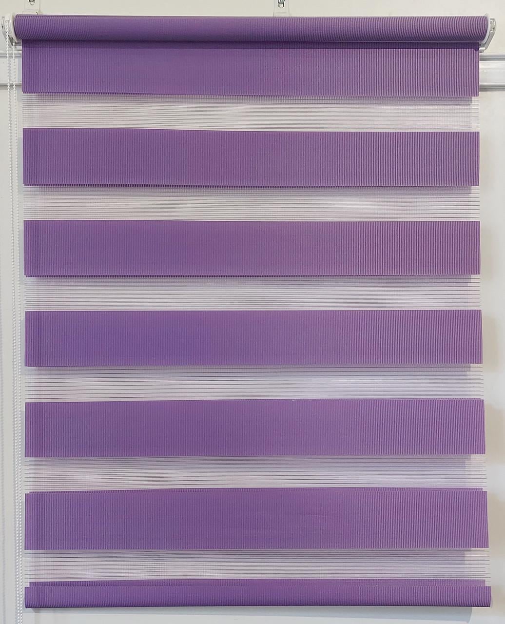 Рулонная штора день-ночь Miranda ВМ-09 62,5х200 см Сиреневый (ВМ-09-105)