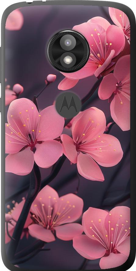 Чехол на Motorola Moto E5 Play Пурпурная сакура (6075u-1429-42517)