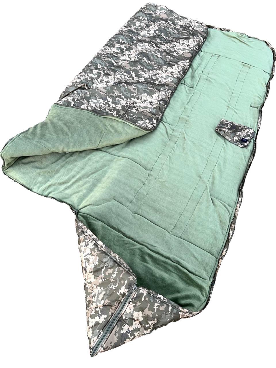 Спальный мешок с подогревом от повербанка флис до -30 100х243 см Пиксель - фото 4 Спальный мешок с подогревом от повербанка флис до -30 100х243 см Пиксель - фото 4