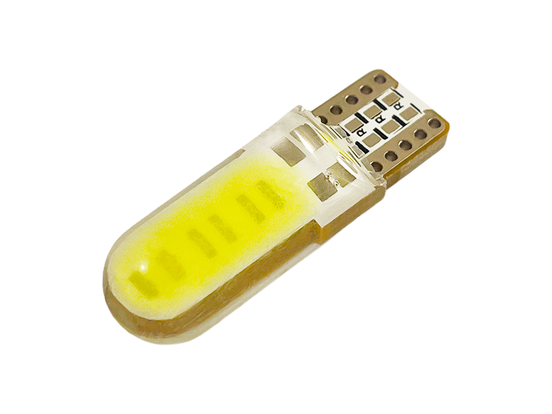 Автолампа светодиодная T10 W5W силикон 24 В COB Белый (2584)
