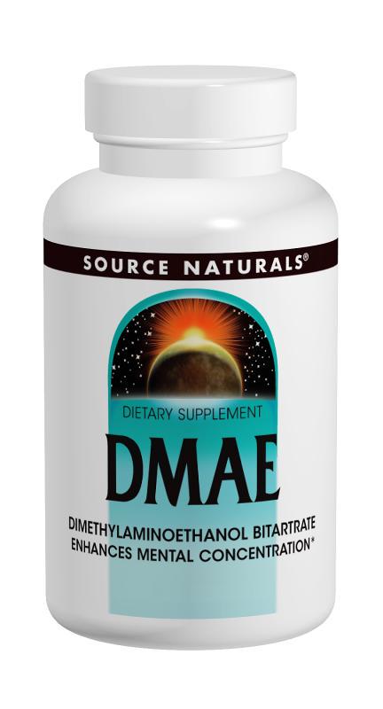 Диметиламіноетанол Source Naturals DMAE 351 мг 100 капсул (SN1582)