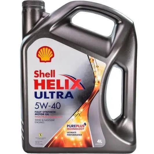 Моторное масло Shell Helix Ultra 5W-40 4 л (550052679)