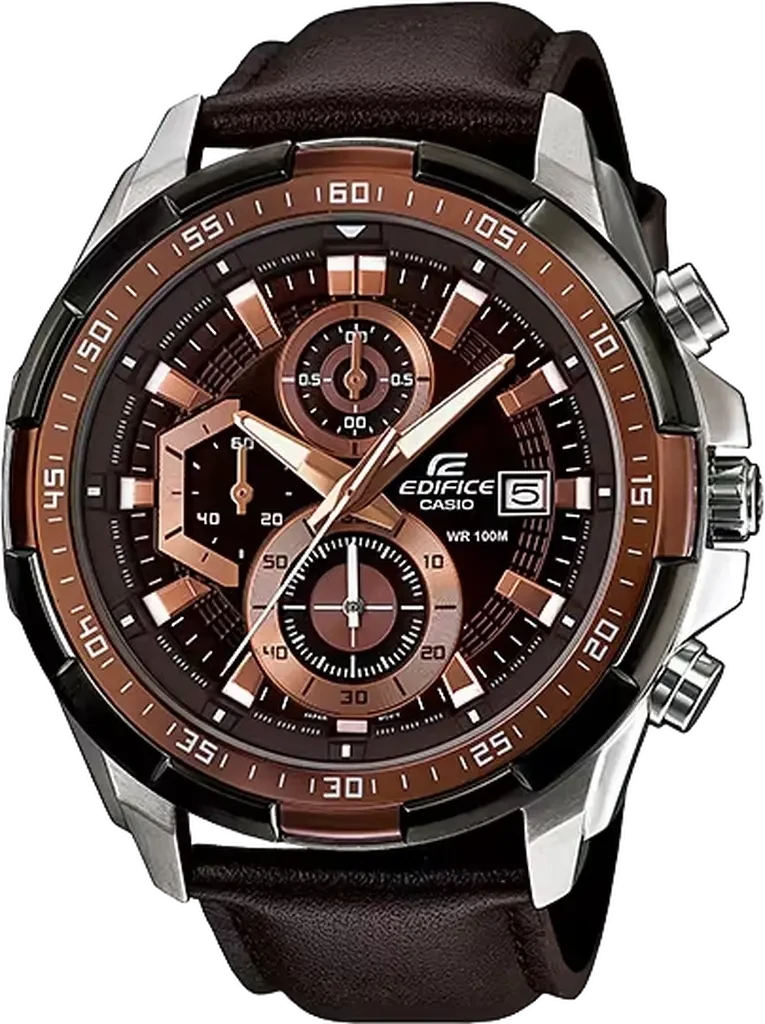 Наручные часы мужские Casio Edifice EFR-539L-5A со стальным корпусом/водозащитой 100 м Коричневый (3100234192) Наручные часы мужские Casio Edifice EFR-539L-5A со стальным корпусом/водозащитой 100 м Коричневый (3100234192)