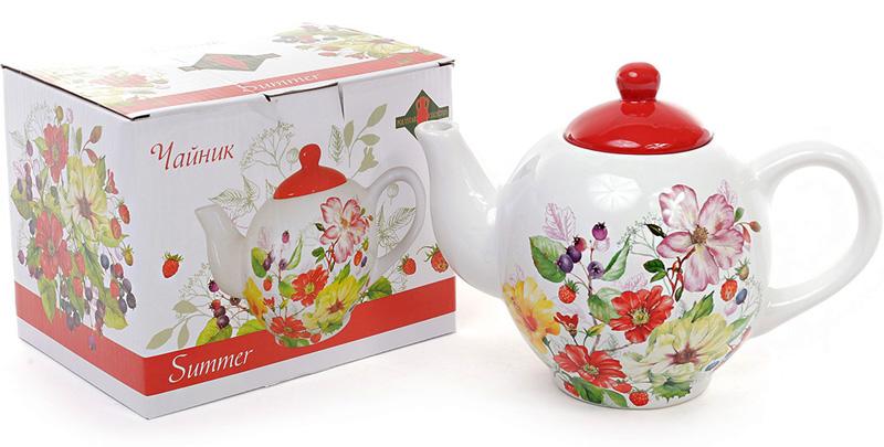 Чайник заварювальний Яскраве літо 890 мл (BD-844-840) - фото 2 Чайник заварювальний Яскраве літо 890 мл (BD-844-840) - фото 2