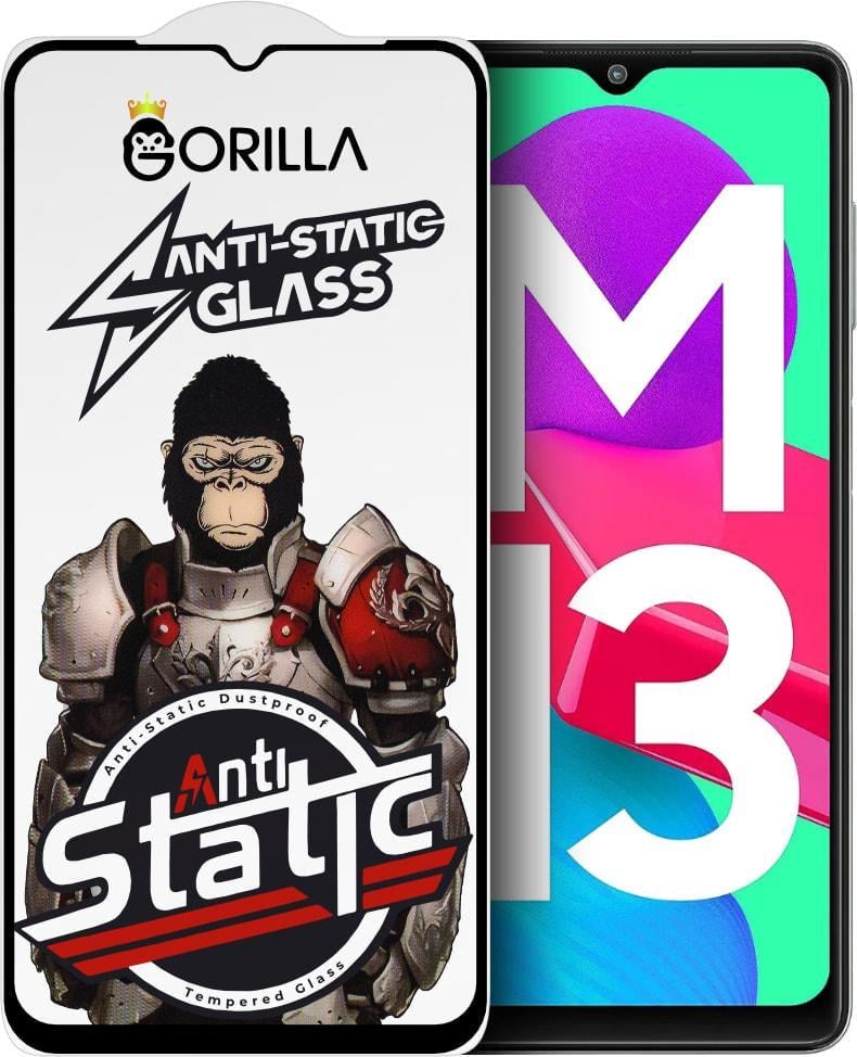 Защитное стекло Gorilla Anti-Static Samsung Galaxy M13 M135 (35903)
