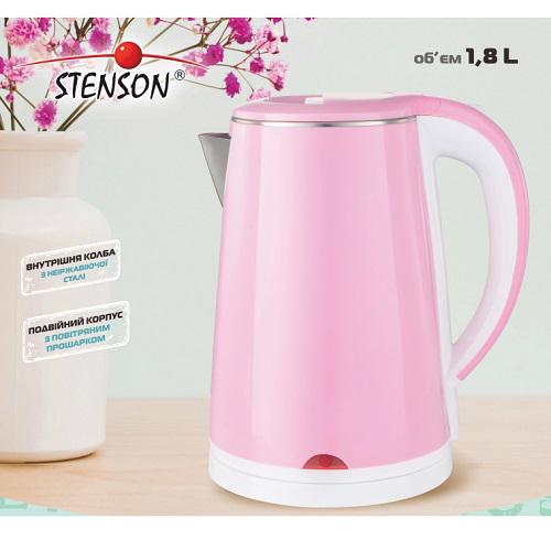 Чайник електричний Double wall Stenson ME-4513 потужність 1800W 1,8 л (554542) - фото 2 Чайник електричний Double wall Stenson ME-4513 потужність 1800W 1,8 л (554542) - фото 2