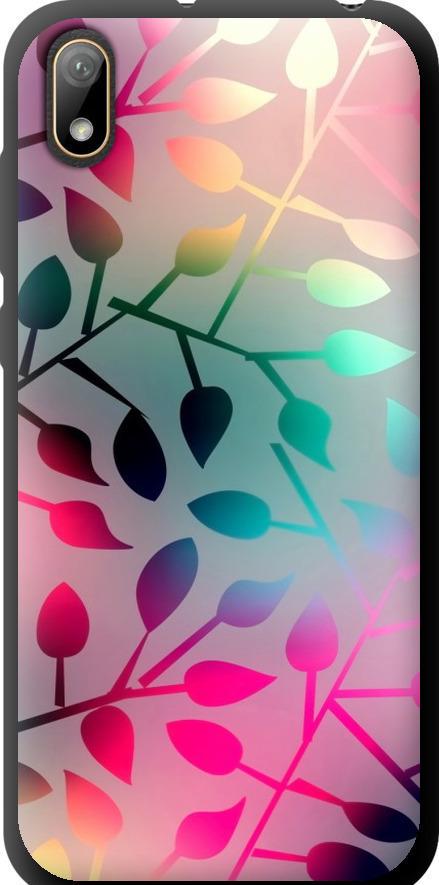 Чехол на Huawei Y5 2019 Листья (2235b-1695-42517)