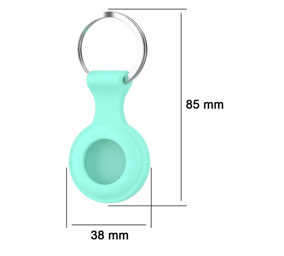 Чехол-брелок силиконовый Primo SS2 для метки трекера Apple AirTag Mint (26569026) - фото 2 Чехол-брелок силиконовый Primo SS2 для метки трекера Apple AirTag Mint (26569026) - фото 2