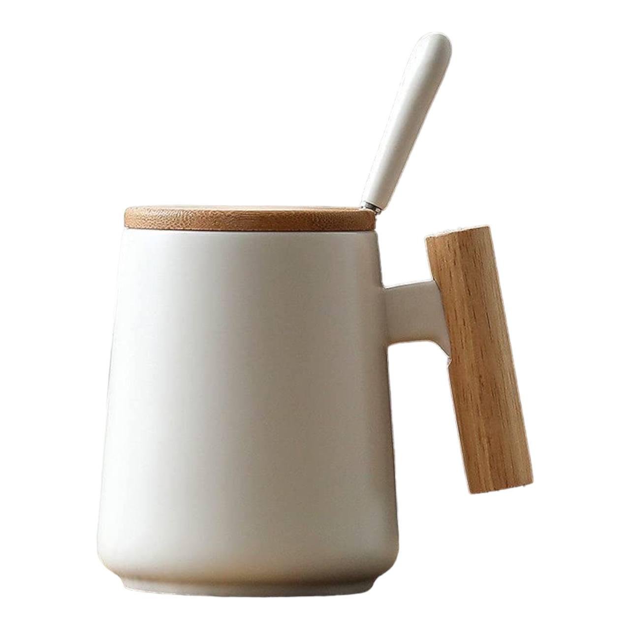 Кружка керамическая OldBro 480 мл с крышкой White (10959130)