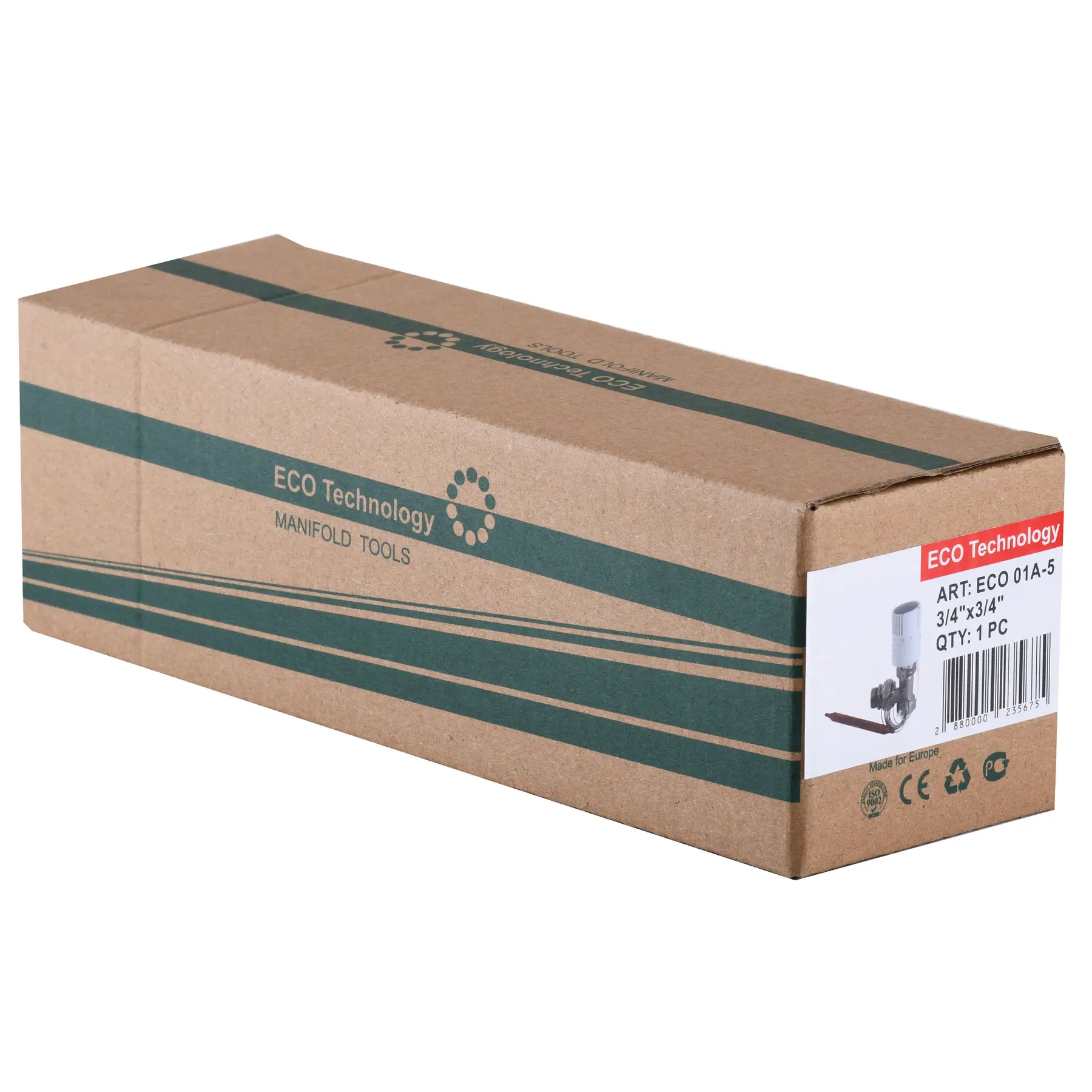 Вузол підмішування з термоголовкою ECO 01A-5 3/4"х3/4" кутовий (GSR-000023567) - фото 3