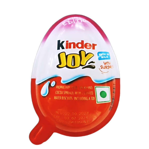 Яйце шоколадне з сюрпризом Kinder Joy для дівчаток 20 г