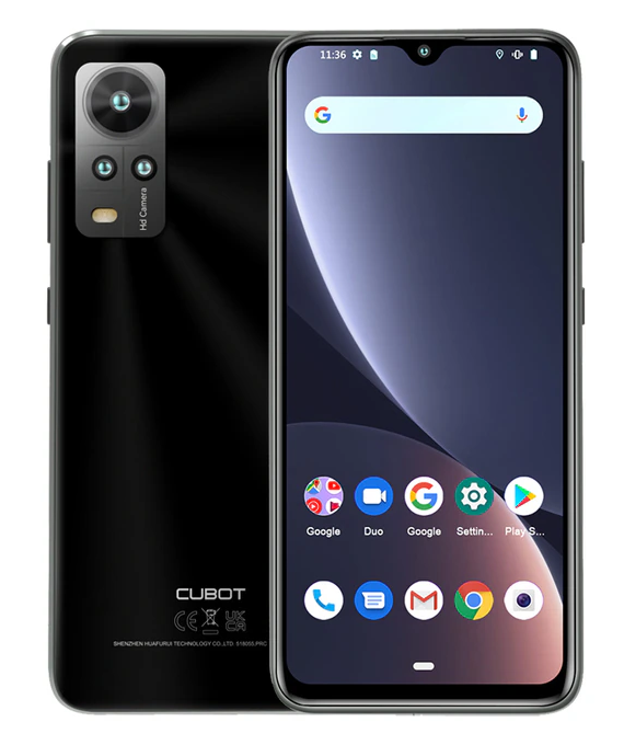 Смартфон Cubot Note 30 4/64GB 6,52" Black (00313)