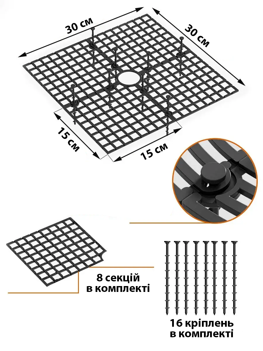 Комплект бар’єрів для вазонів 30 см 2 шт. (24590076) - фото 3 Комплект бар’єрів для вазонів 30 см 2 шт. (24590076) - фото 3