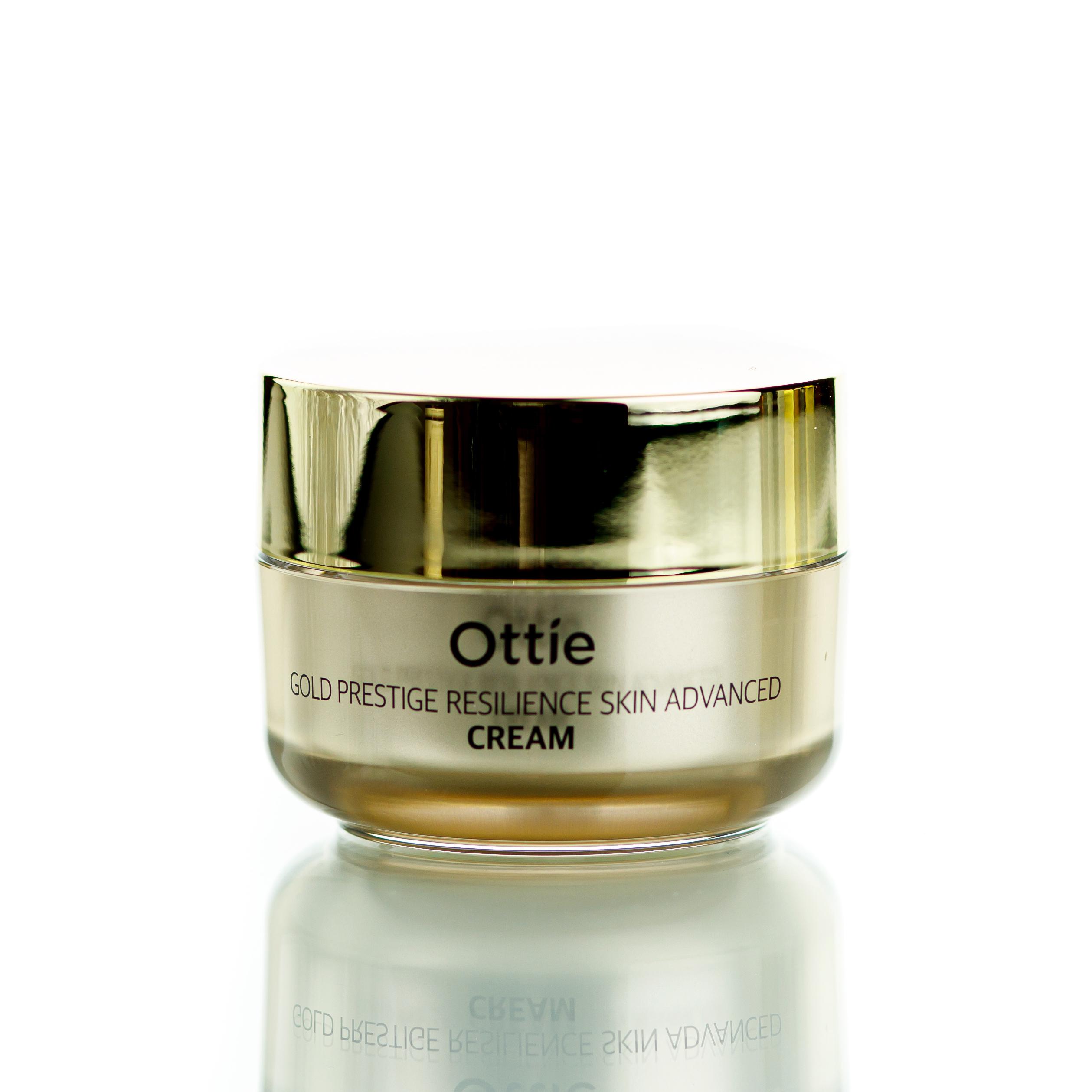 Крем для упругости кожи с частичками золота Ottie Gold Prestige Resilience Skin Advanced Cream 50 мл