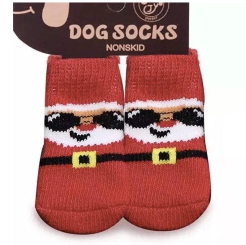 Носки для собак Santa со скользящими накладками XL (5534563)