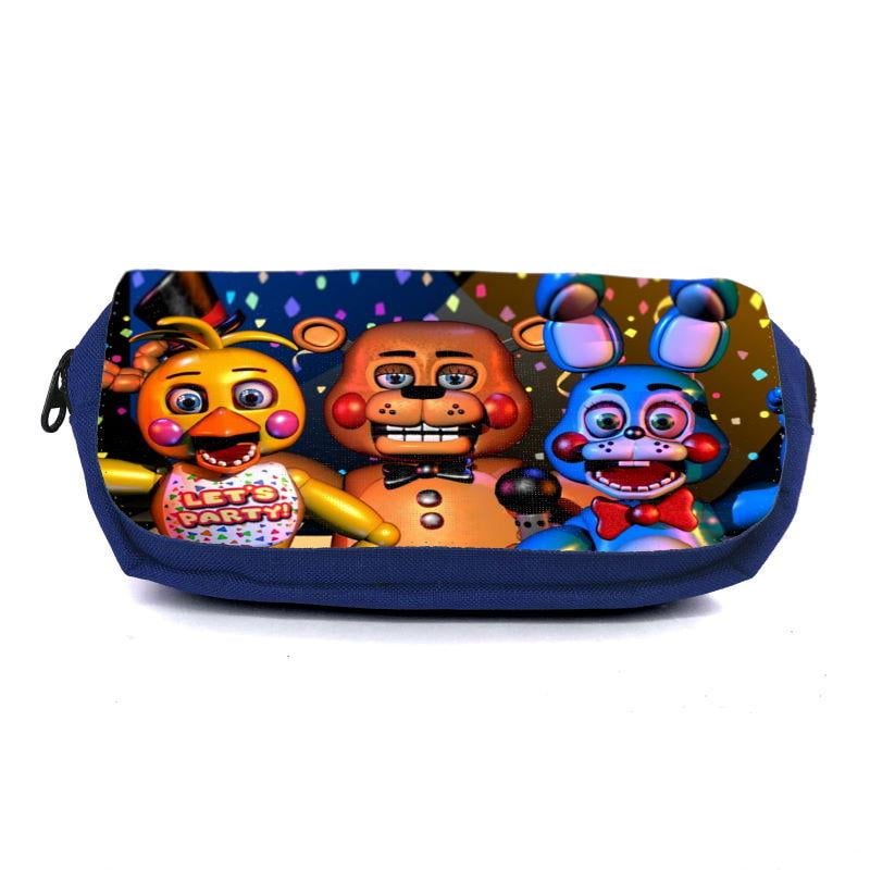 Пенал школьный Аниматроники Пять ночей Фредди FNAF-0002 Синий (1478385325)