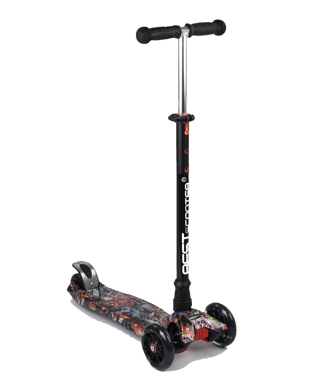 Самокат Best Scooter Maxi 25780/779-1544 светящиеся колёса (361638 )