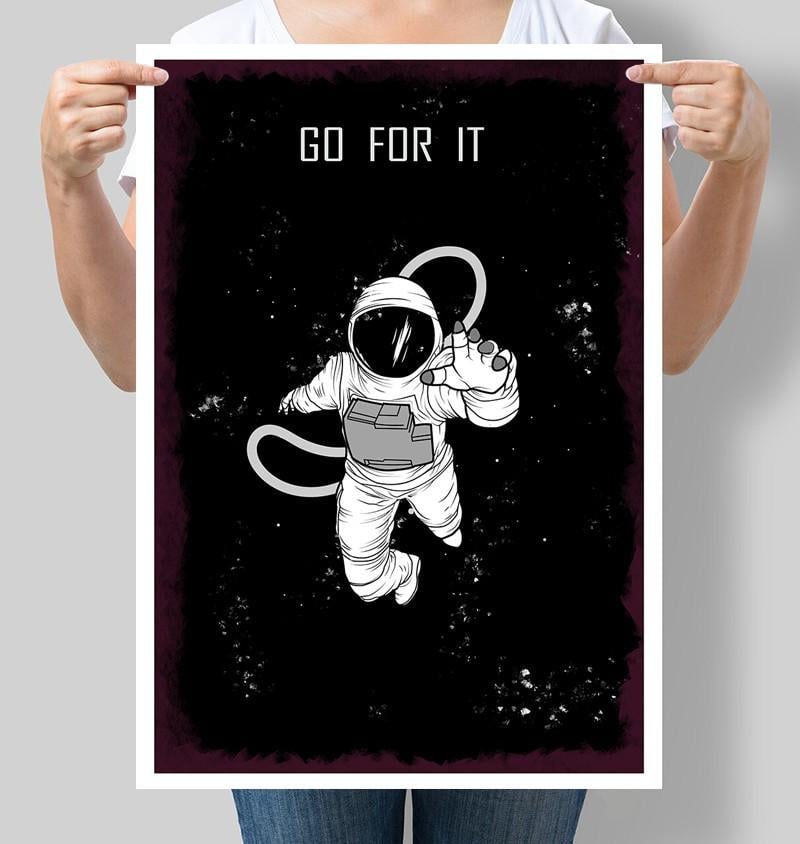 Постер мотивационный Go for it 30x42 см A3 без рамки (M036_A3) Постер мотивационный Go for it 30x42 см A3 без рамки (M036_A3)