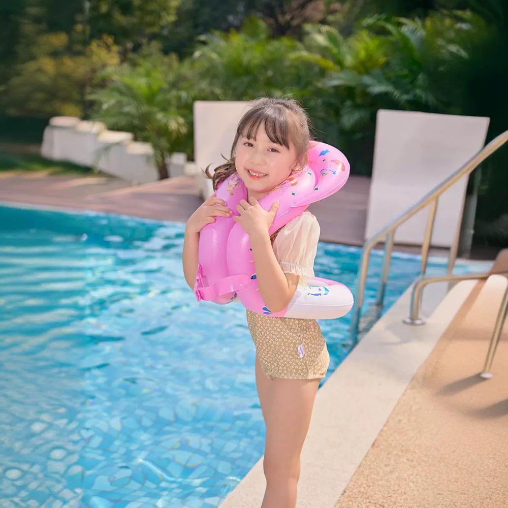Жилет надувний для плавання для дітей Рожевий - фото 8