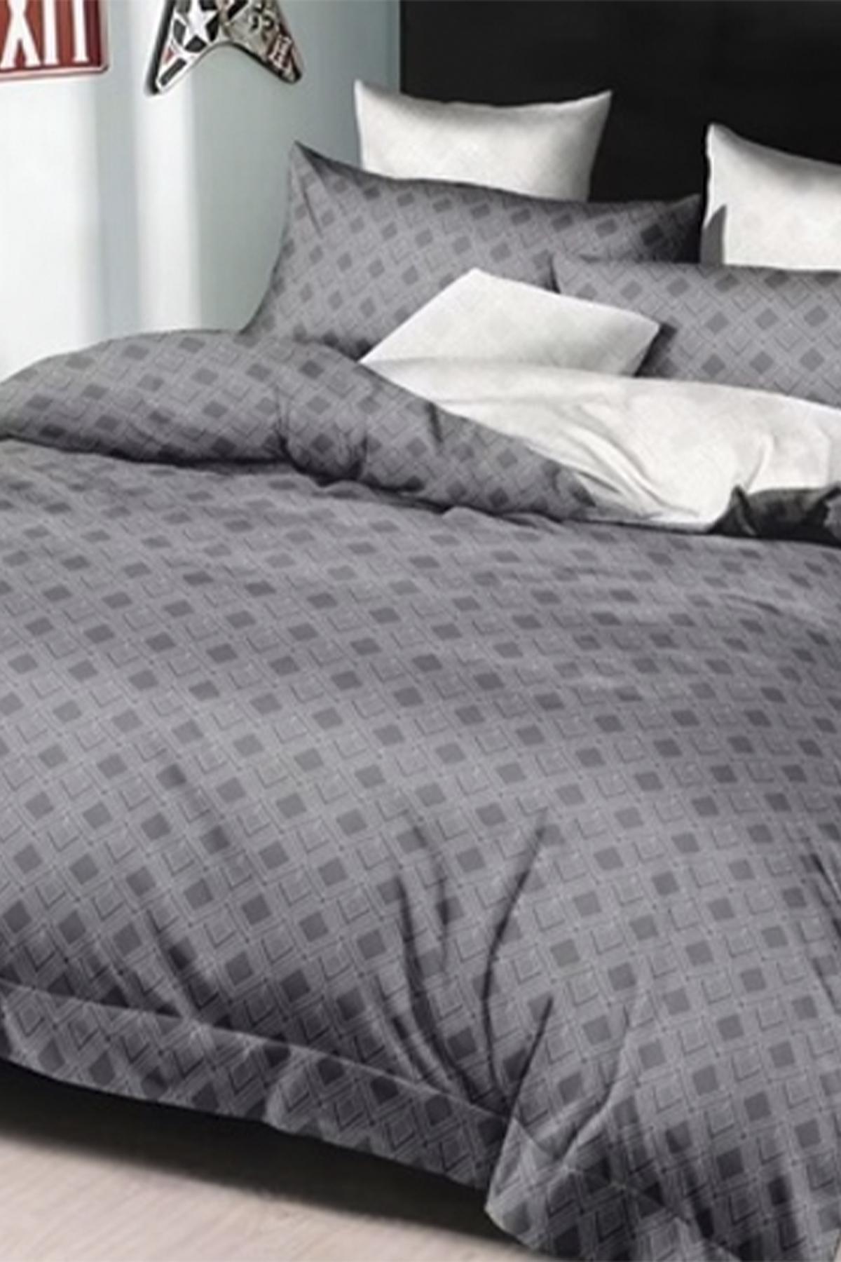 Комплект постільної білизни Soho євро Lounge Luigi ЦБ-00272916 Grey