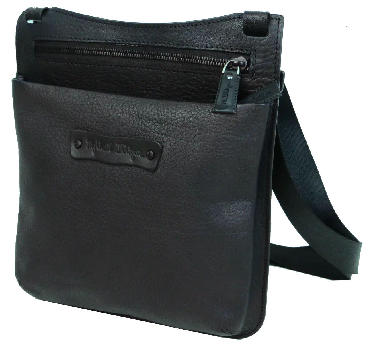 Сумка чоловіча Mykhail Ikhtyar натуральна шкіра Чорний (45041 New black) - фото 3 Сумка чоловіча Mykhail Ikhtyar натуральна шкіра Чорний (45041 New black) - фото 3