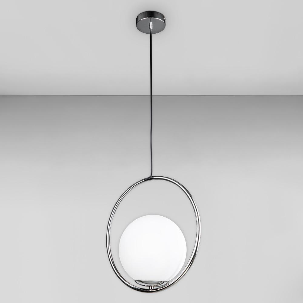 Люстра подвесная Light House DL-18554/1 Хром/Белый