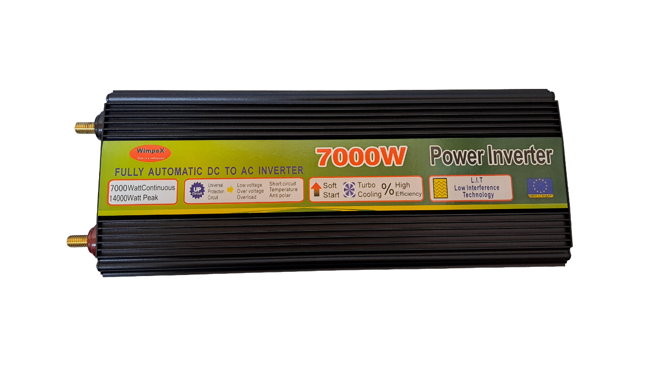 Преобразователь напряжения WIMPEX 12-220V 7000W с плавным пуском - фото 1 Преобразователь напряжения WIMPEX 12-220V 7000W с плавным пуском - фото 1
