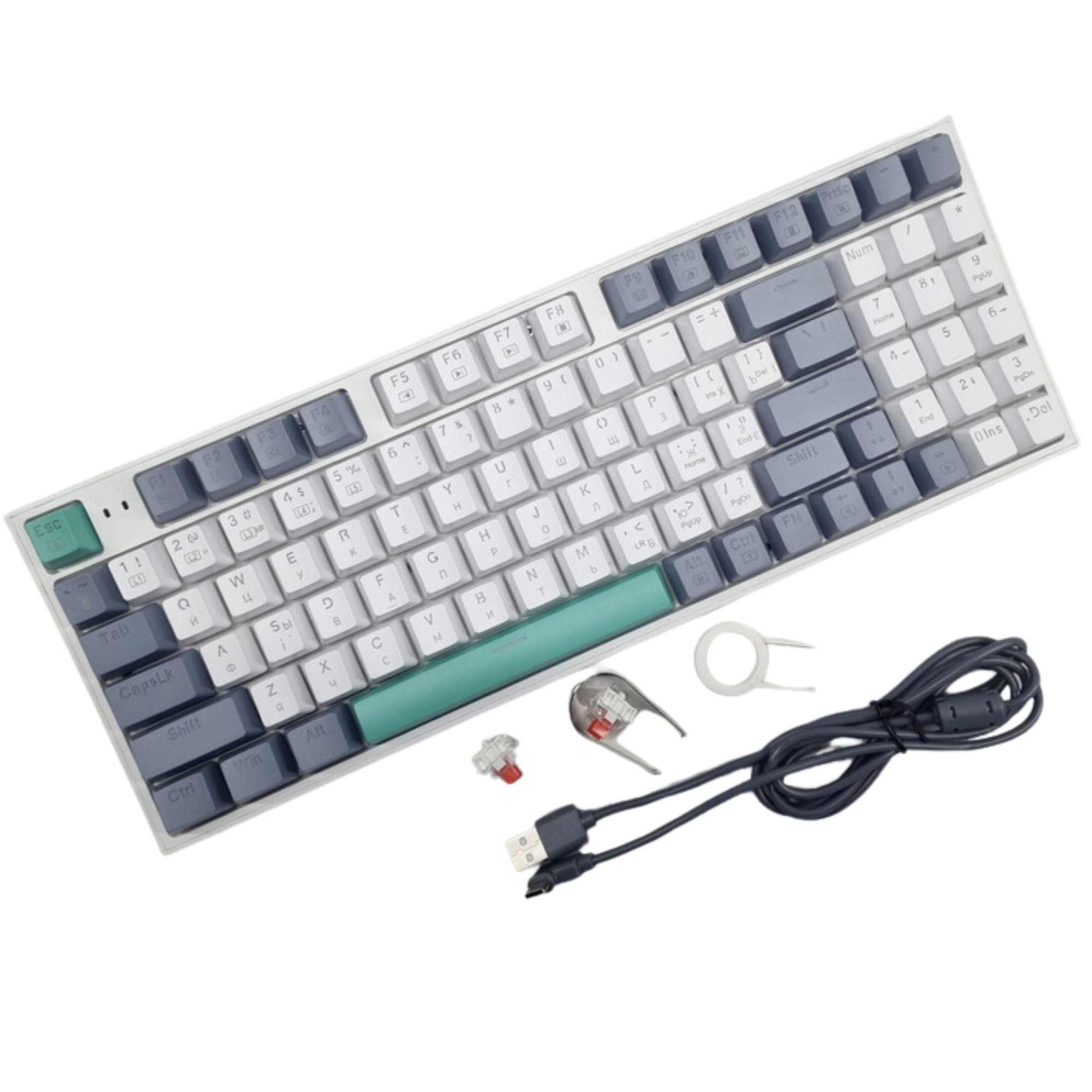 Клавиатура механическая игровая Machenike K500 с подсветкой RGB и поддержкой Hot-Swap (23683227) - фото 3 Клавиатура механическая игровая Machenike K500 с подсветкой RGB и поддержкой Hot-Swap (23683227) - фото 3